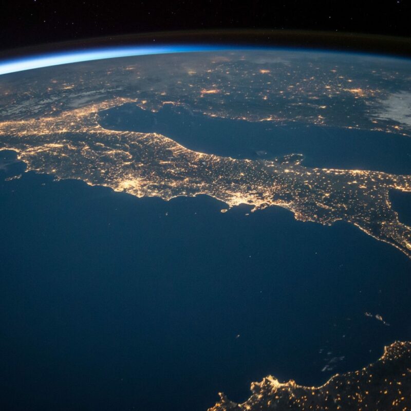A view of planet Earth from space