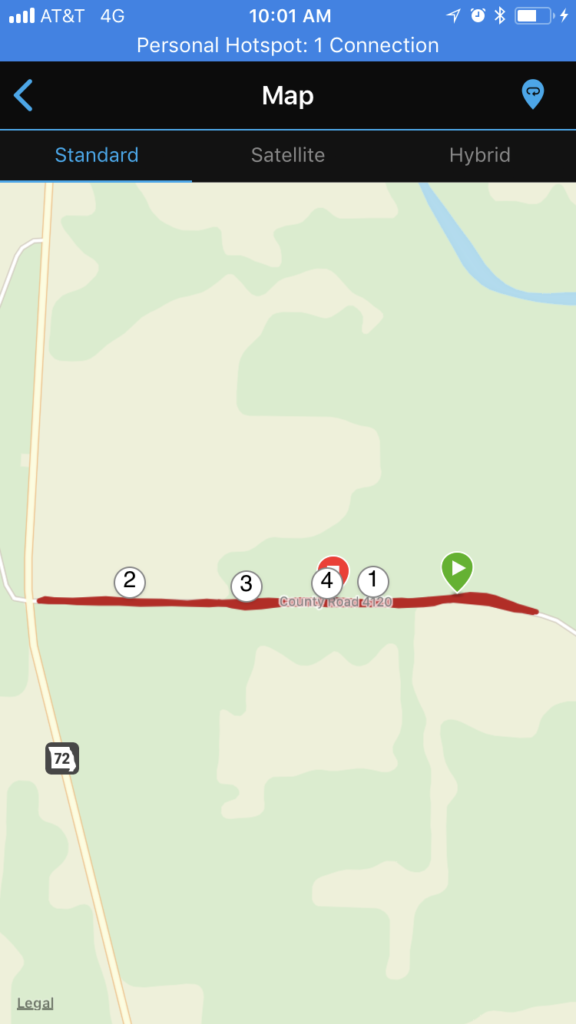 Tiffany Ash - Miner 5K Participant Map