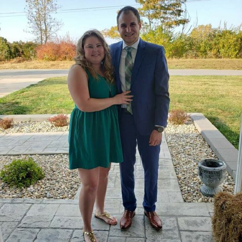 Courtney (Mandeville) and Josh Weber