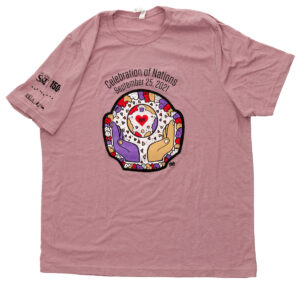 Celebration of Nations 2021 volunteer shirt