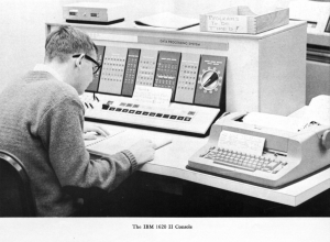 UnknownMaleIBM1620IIConsoleRollamo1965