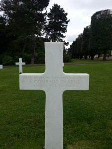 An unknown US soldier