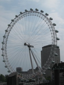 London Eye in Westminster.