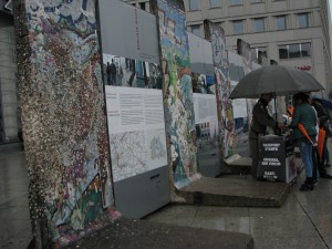 Commercialization of the Wall. You can pay to have your passport stamped here.