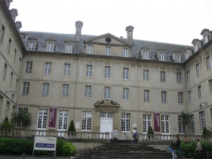 The entrance to the Bayeux Tapestry Museum. No photos were allowed inside.