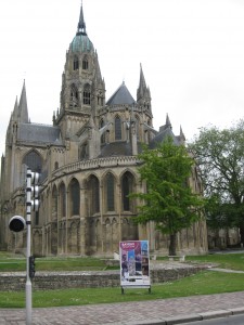 Bayeux Cathedral where the tapestry was originally hung