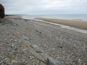 Omaha Beach, one of the American D-Day landing beaches