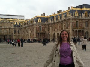 And Rebecca planned her wardrobe for Versailles.