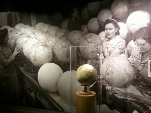 Making globes during World War 2 - Caen Memorial Museum