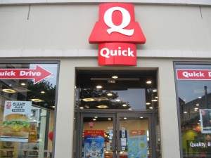 Quick, a French fast food restaurant