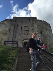 Evan at Clifford's Tower
