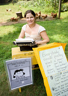 Attend a poetry reading by Charlotte Matthews