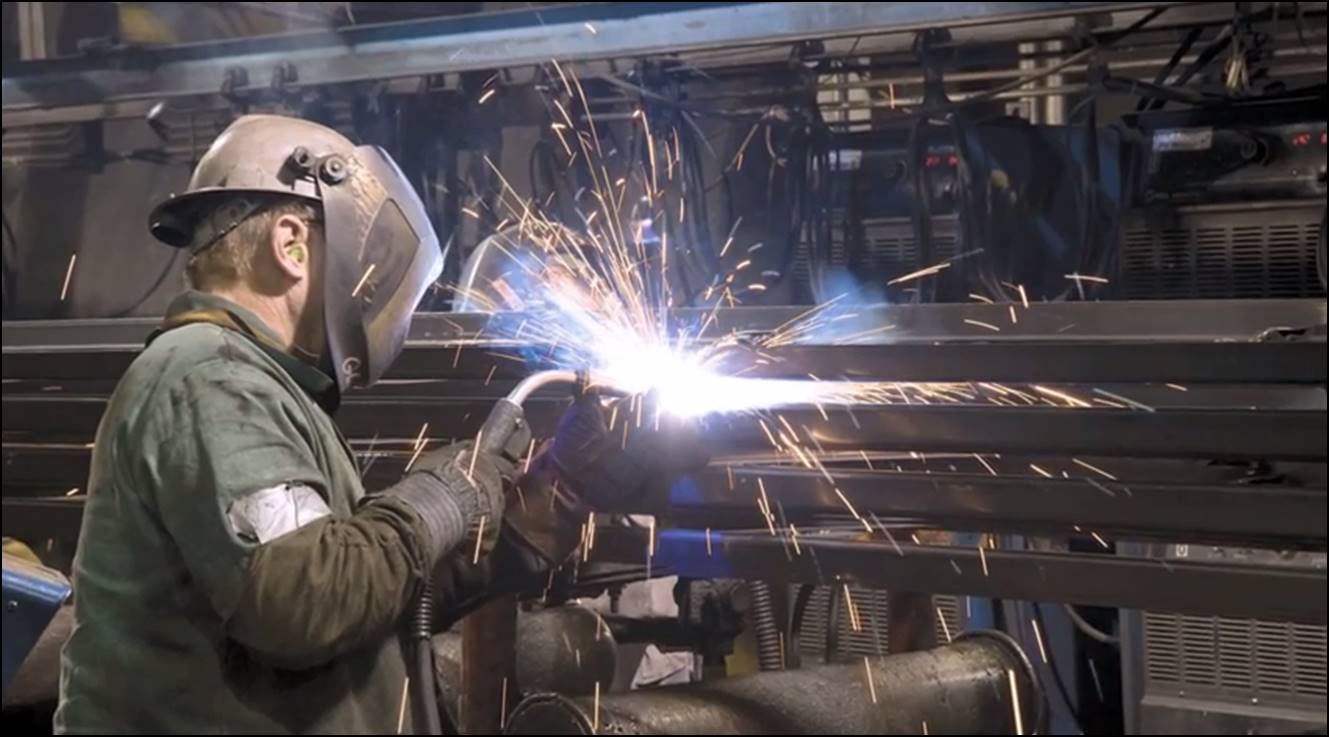Image from "The Art of Steel," the award-winning video by Missouri S&T students Scott T. Pisarik and Jessica Randall.