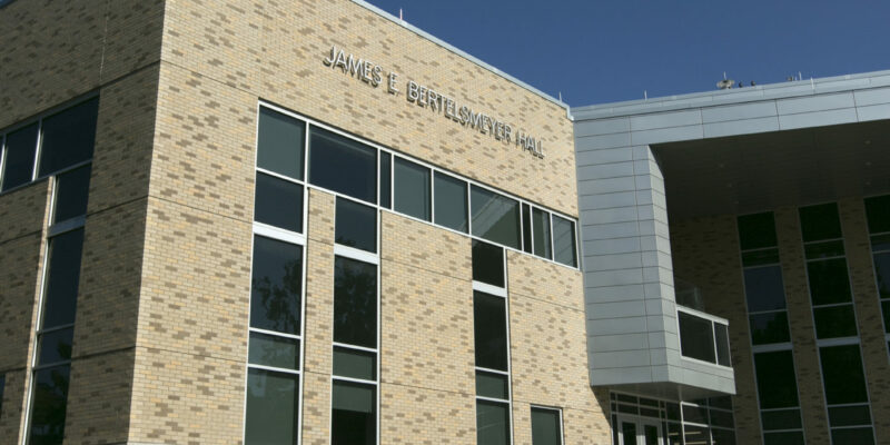 Bertelsmeyer Hall dedication to be held Oct. 17