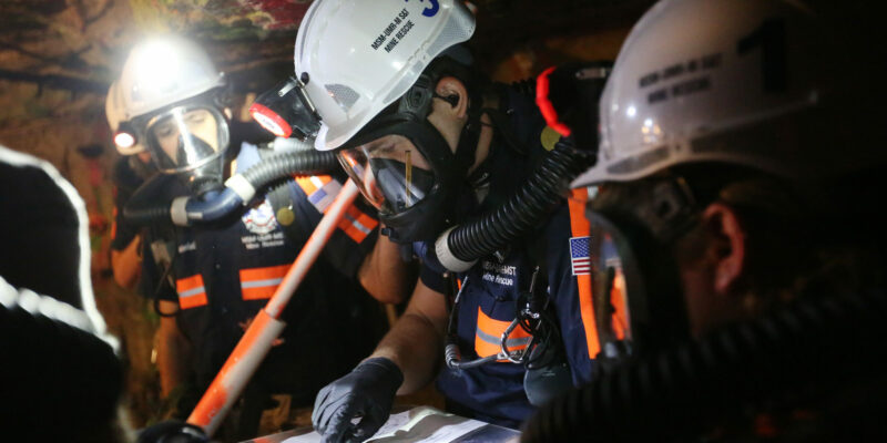 Missouri S&T’s mine rescue team competes against pros
