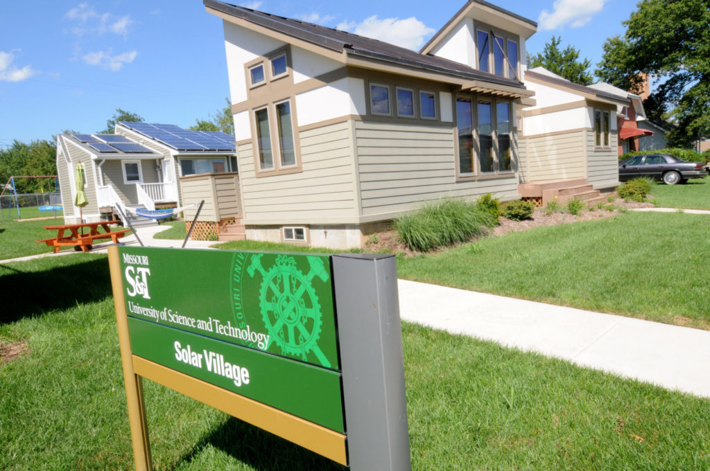 The Missouri S&T Solar Village is an example of a smart grid. Researchers are working on ways to keep such power systems secure.