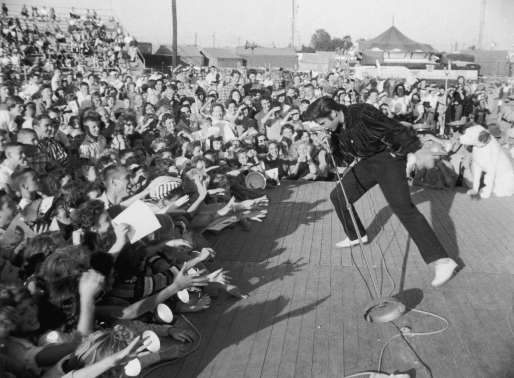 Elvis Presley may have wowed teens during his concerts, but his first visit to Las Vegas nearly 60 years ago was disastrous and left the young singer all shook up, writes Missouri S&T's Larry Gragg (Photo by Hulton Archive/Getty Images)