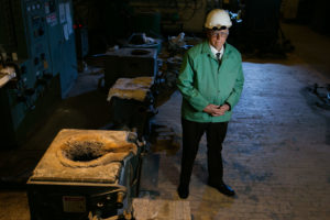 Missouri S&T professor Von Richards' work in the classroom and in the steel industry earned him the Thomas E. Barlow Award from the Steel Founders' Society of America.