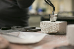 Research image from Missouri S&T's Materials Research Center. (Sam O'Keefe photo.)