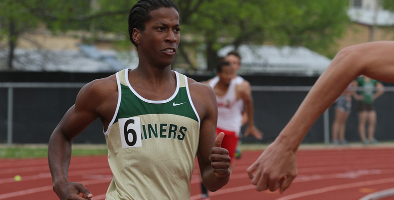 Chayce Boyce competes during the 2015 Dewey Allgood Invitational at Allgood-Bailey Stadium. Sam O’Keefe/Missouri S&T