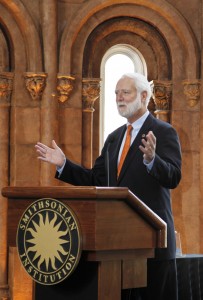 Dr. G. Wayne Clough says that all engineering disciplines will be needed to combat climate change.