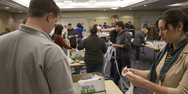 S&T staff kick-off a spirit of giving back