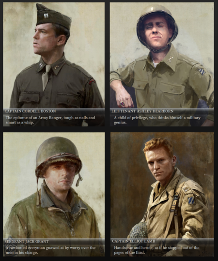 Players control a captain in command of a company in the 7th Regiment.