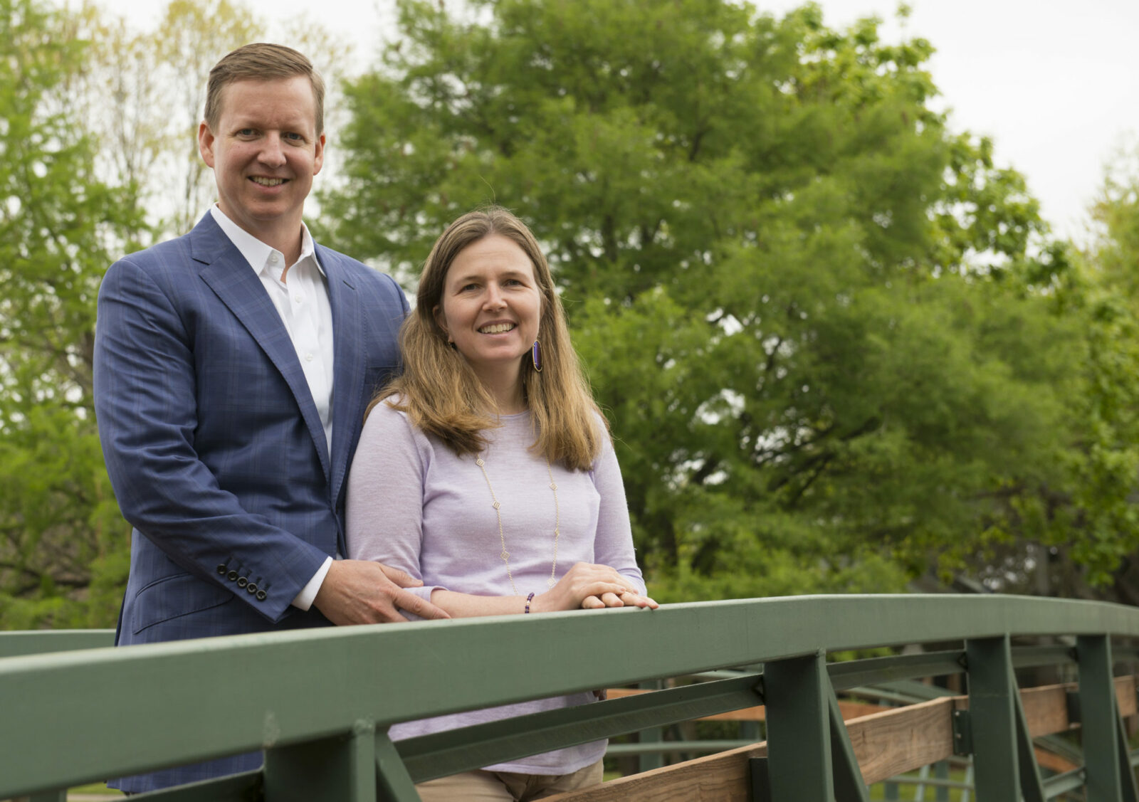 David and Ann Heikkinen of Houston, Texas. Photo by George Bridges