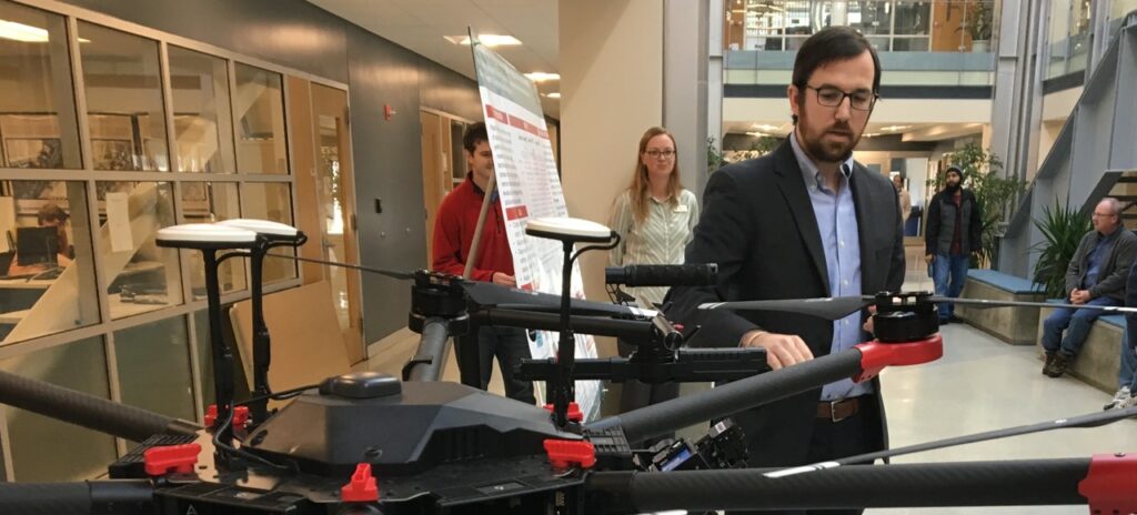 Paul Manley enlists drones to safely identify landmine locations based on changes to plant health. 
