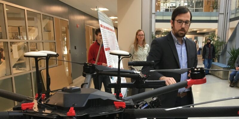 Missouri S&T doctoral student enlists drones to detect unexploded landmines through changes in plant health