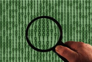 Binary Www Http Hand Magnifying Glass Crash