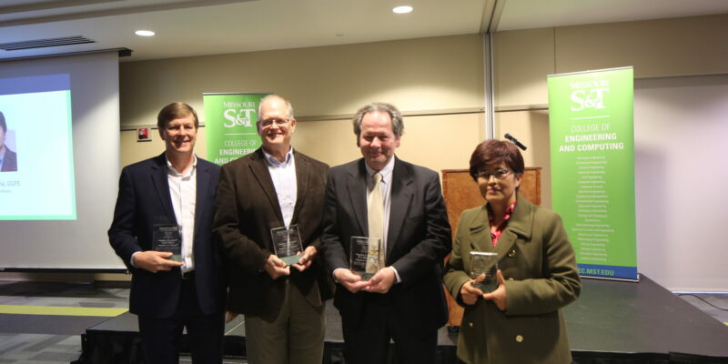 Missouri S&T honors four faculty for teaching, research excellence