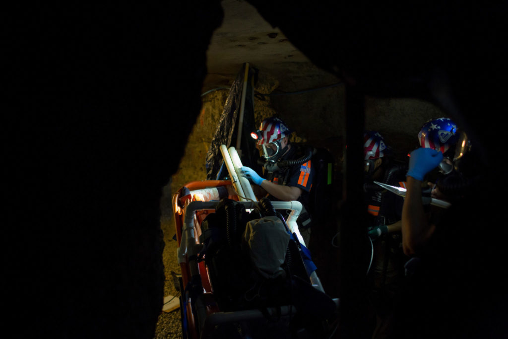 Missouri S&T's Experimental Mine, shown here during the 2017 Mine Rescue Competition, will be the site of new research to test the strength of mine tunnel seals. Sam O'Keefe/Missouri S&T