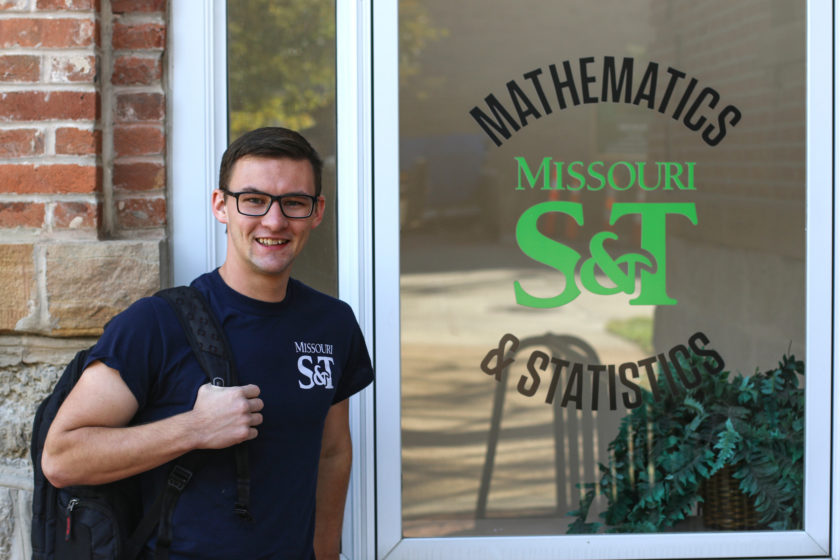 Tyler Glidden, junior in applied mathematics