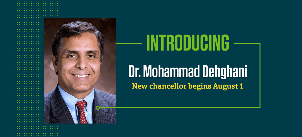 Dr. Mohammad Dehghani, Missouri S&T chancellor-designate