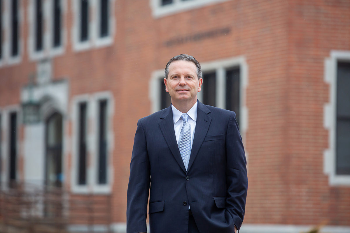 Dr. Stephen P. Roberts, vice provost and dean of the College of Arts, Sciences, and Business at Missouri S&T, was named interim provost effective July 1, 2019. Photo by Taisia Gordon/Missouri S&T
