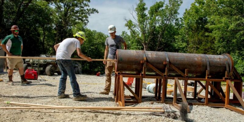 Researchers build cannon to test seals in coal mines