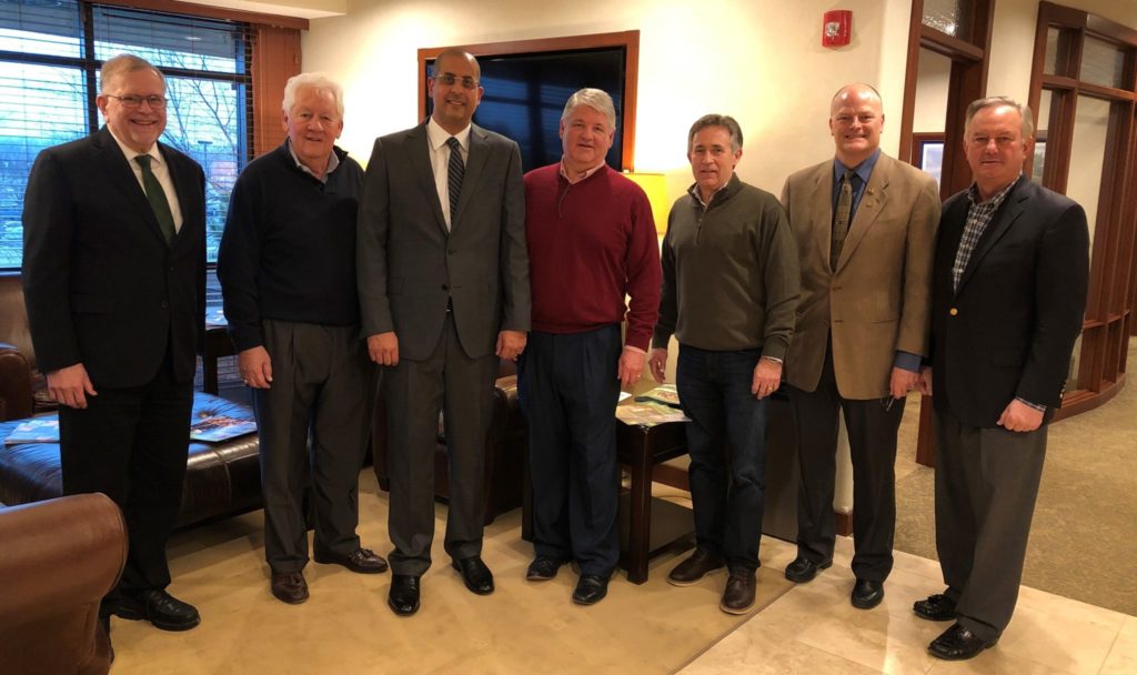 photo of S&T representatives with members of MoCCI