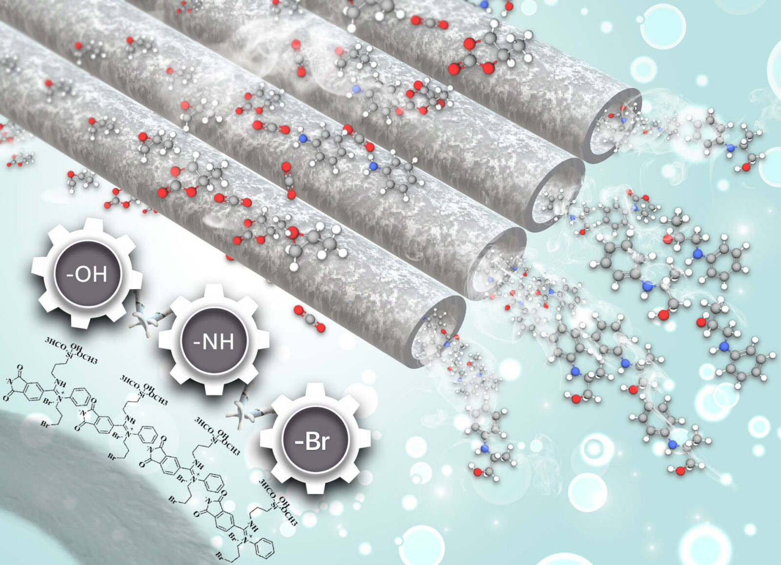 artist image depicting chemical reaction