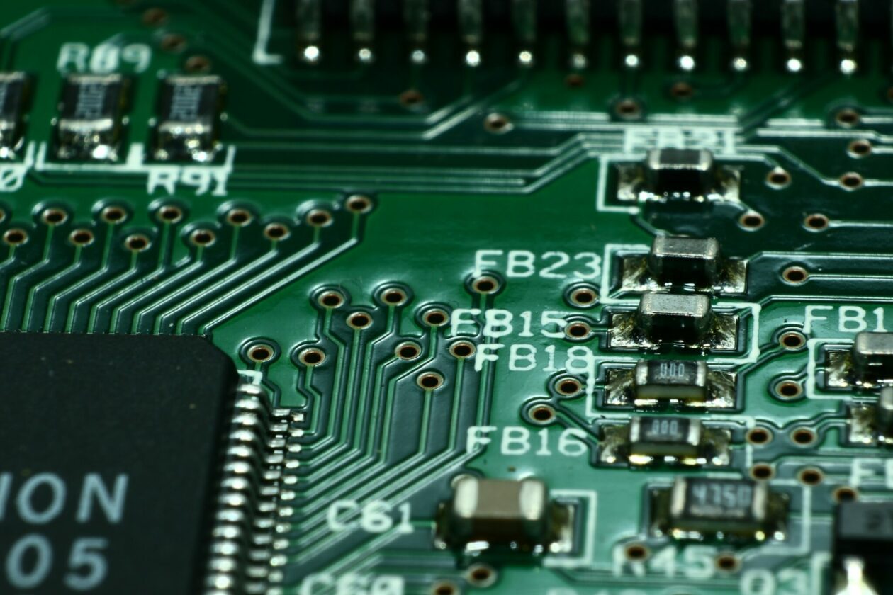 Photo of printed circuit board