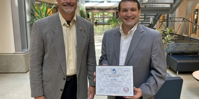 Missouri S&T professor recognized for outstanding contributions to advanced materials