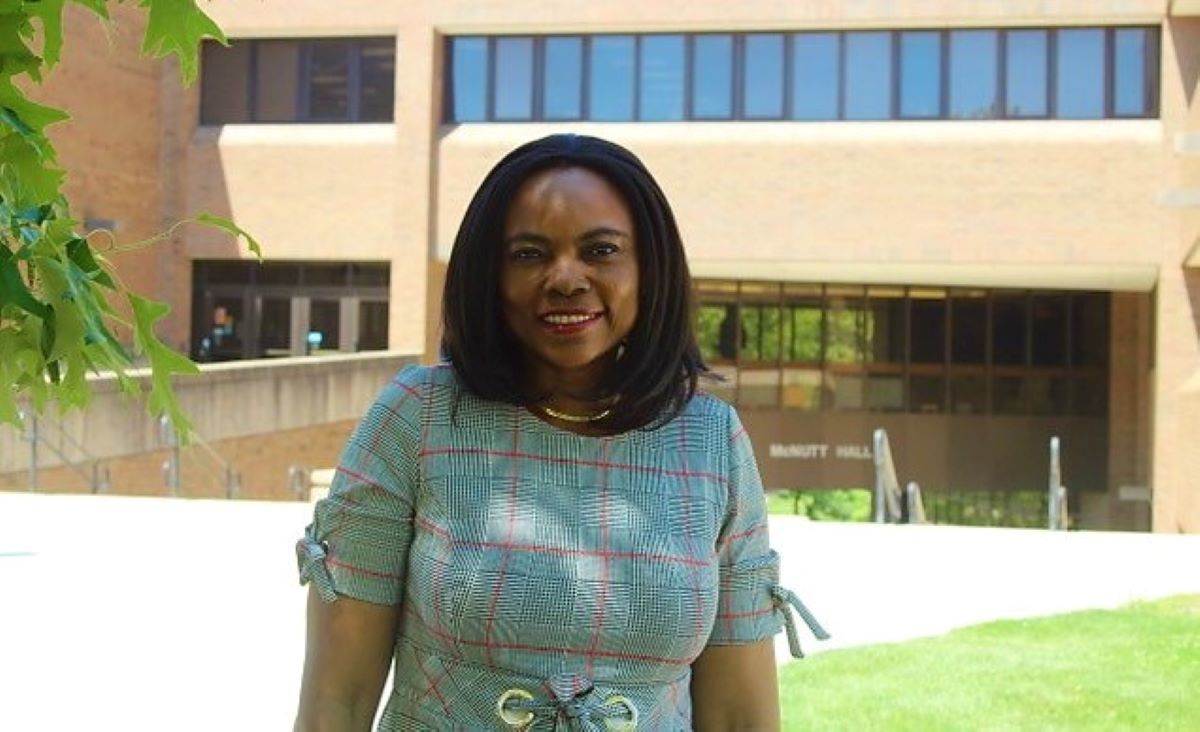 Photo of Dr. Oboh-Ikuenobe on S&T campus