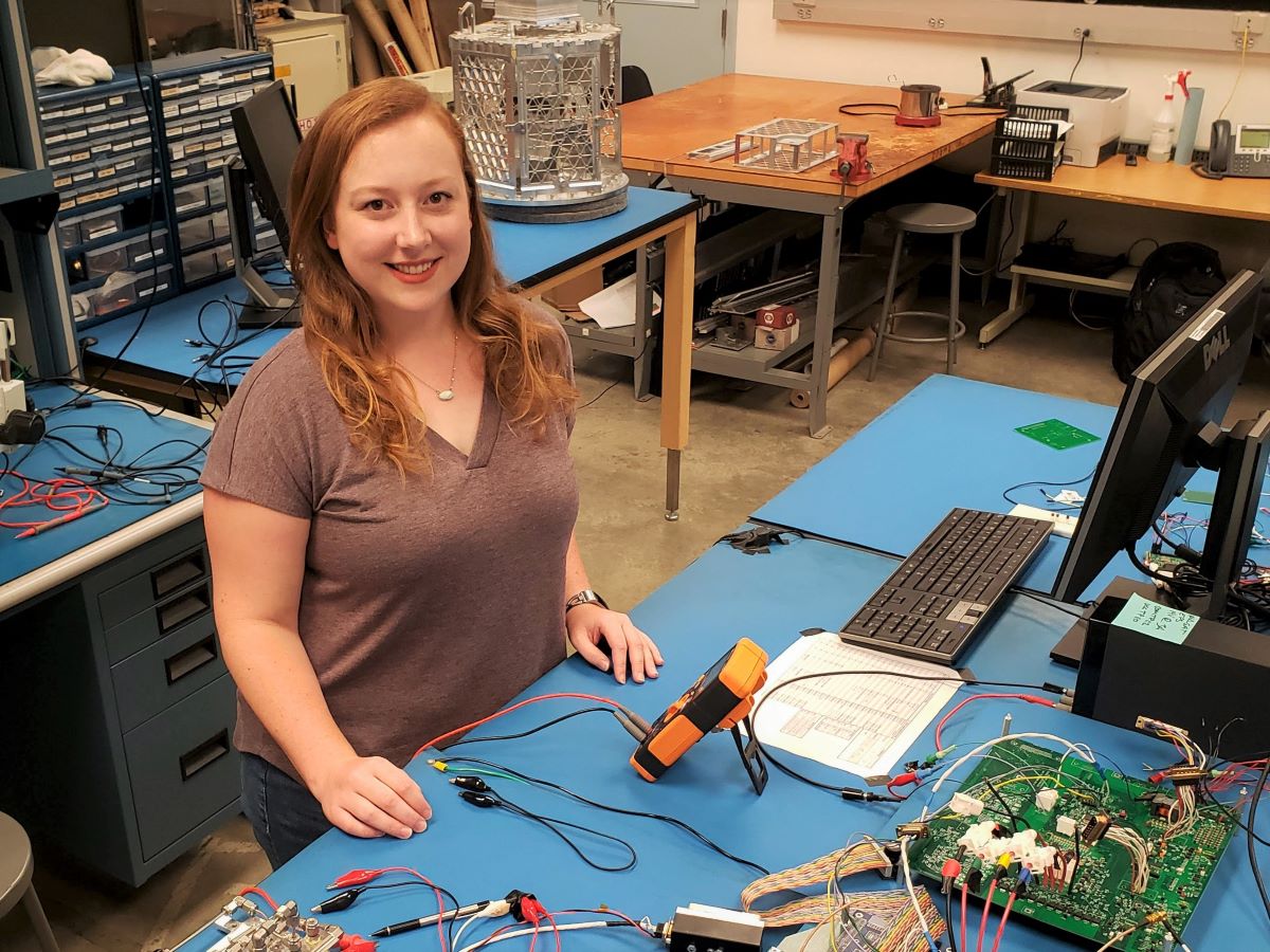 Donna Jennings in the lab at Missouri S&T