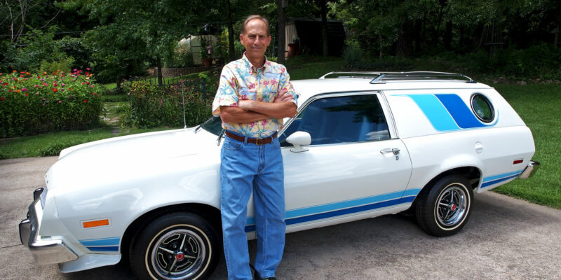 Driving his Pinto into retirement