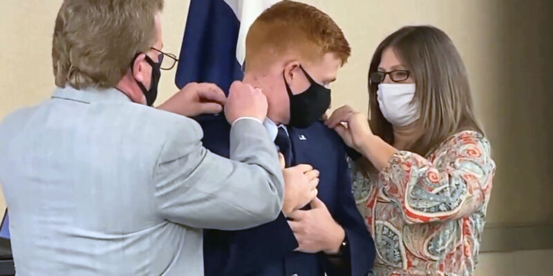 Mathematics major first S&T graduate to commission into US Space Force