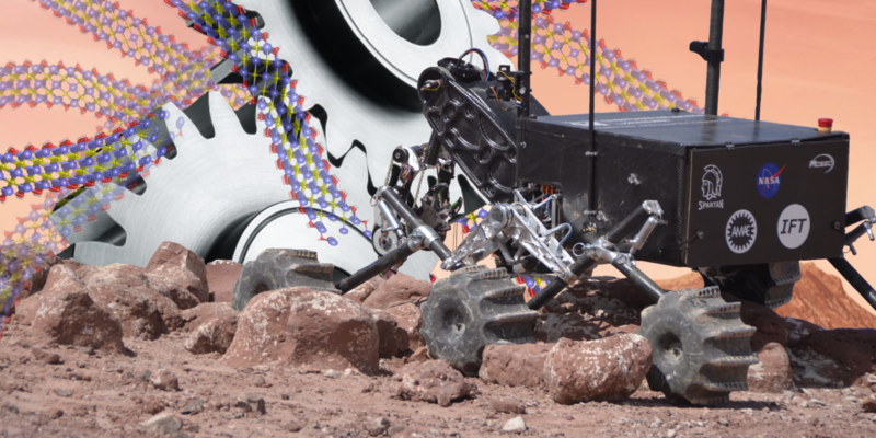 Newly discovered material may ease wear and tear on extraterrestrial vehicles