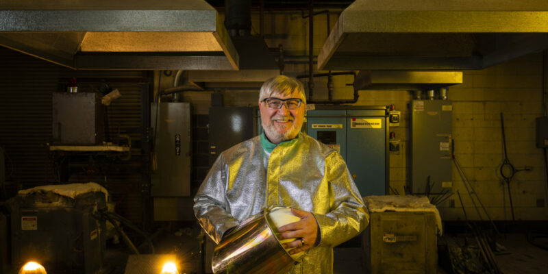 Steelmaking research saves energy, reduces costs with fiber optics