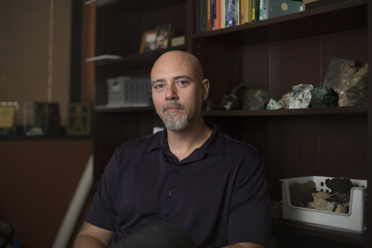 Dr. David Borrok in his office