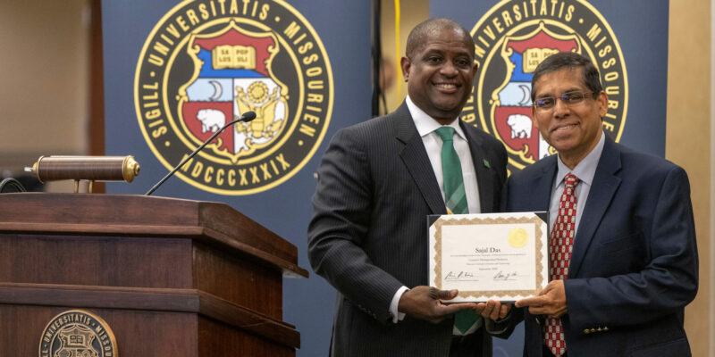 Dr. Sajal Das named Curators’ Distinguished Professor
