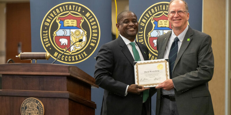 Dr. David Westenberg named Curators’ Distinguished Teaching Professor